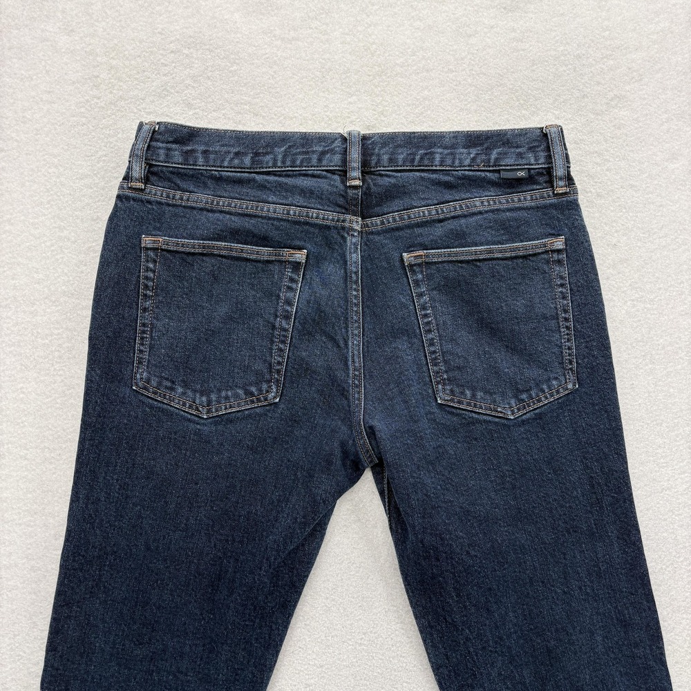 Outerknown Men’s Slim Jeans in Dark Indigo - Picture 11 of 14
